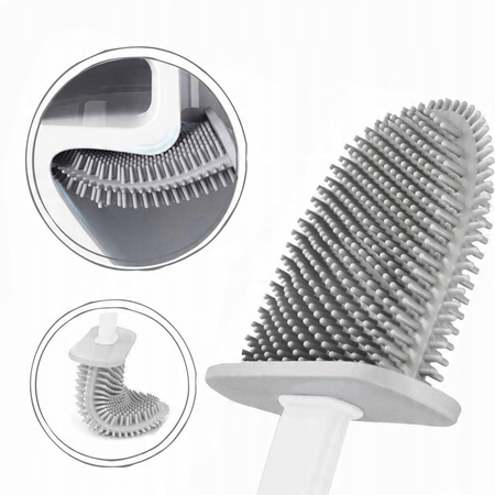 SZCZOTKA TOALETOWA SILIKONOWA DO ŁAZIENKI WC