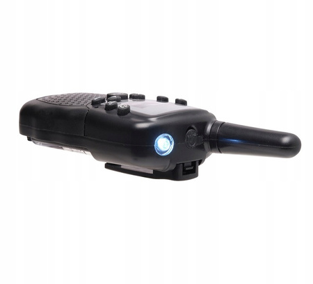 WALKIE TALKIE 2 SZT KRÓTKOFALÓWKI DUŻY ZASIĘG DO 3 KM ŁOKI TOKI CZARNE