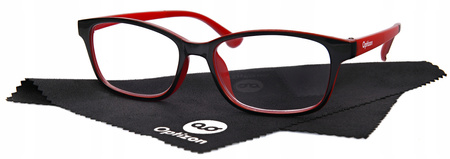 OKULARY KOREKCYJNE OPTIZON +2,50 plus dwa i pół DO CZYTANIA solidne UV400