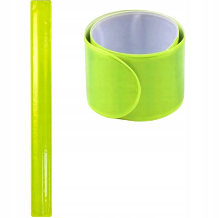 OPASKA ODBLASKOWA NA RĘKĘ NOGĘ samozaciskowa dla dzieci dorosłych bieganie