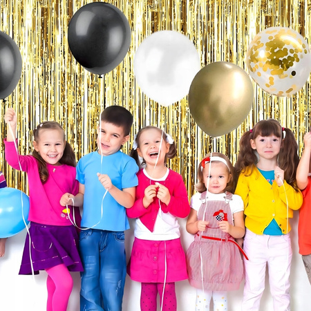 ZESTAW BALONÓW 40 kurtyna balony na przyjęcie urodzinowe czterdziestka