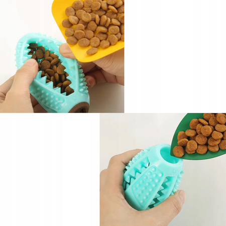 ZABAWKA DLA PSA GRYZAK Z PRZYSSAWKĄ NA PRZYSMAKI GUMOWY SZARPAK NA SZNURKU