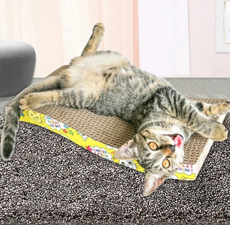 DRAPAK DLA KOTA KARTONOWY FALA DO DRAPANIA MATA LEGOWISKO FALOWANY EKO