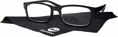OKULARY KOREKCYJNE OPTIZON +3,00 plus trzy czarne DO CZYTANIA