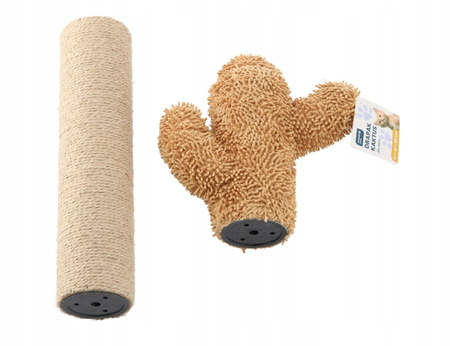 DRAPAK DLA KOTA kaktus 118 cm zabawka dla kotów stylowy słupek + zabawki