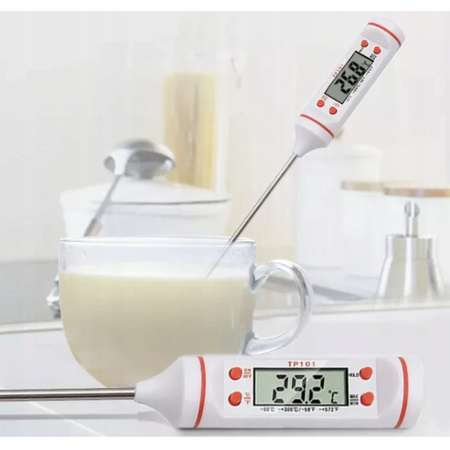 TERMOMETR SZPILKOWY KUCHENNY elektroniczny z wyświetlaczem z sondą do mięs