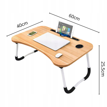 STOLIK POD LAPTOPA komputer do łózka składana podstawka regulowany