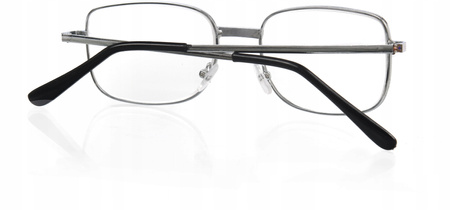 OKULARY KOREKCYJNE OPTIZON +1,00 plus jeden DO CZYTANIA metalowe