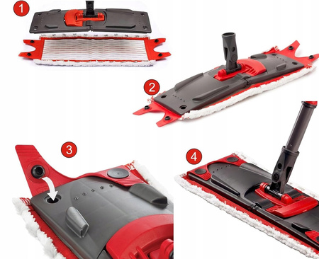 WKŁADY DO MOPA PŁASKIEGO VILEDA ULTRAMAX KOŃCÓWKI NAKŁADKI CHŁONNE 1 szt