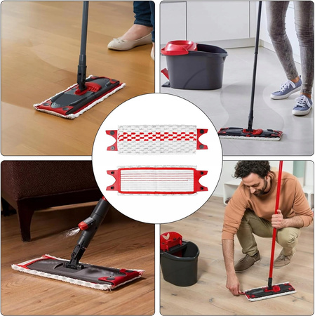 WKŁADY DO MOPA PŁASKIEGO VILEDA ULTRAMAX KOŃCÓWKI NAKŁADKI CHŁONNE 1 szt