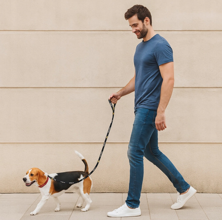 NYLONOWA TRAKCYJNA SMYCZ DLA PSA 140cm linka treningowa do nauki tresur