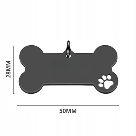 ADRESÓWKA DLA PSA IDENTYFIKATOR ZAWIESZKA Z IMIENIEM I NR TELEFONU XL