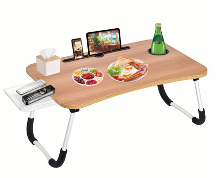 STOLIK POD LAPTOPA komputer do łózka składana podstawka regulowany
