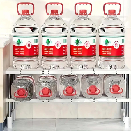 ORGANIZER PÓŁKA DO SZAFKI KUCHENNEJ 2 poziomy pod zlew regał do szafki blat