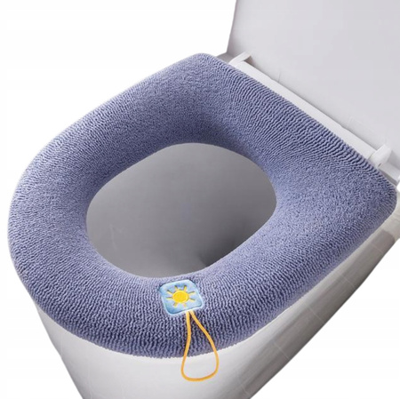 Pokrowiec na deskę sedesową miękka nakładka na sedes WC plusz delikatny