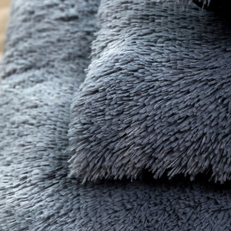 LEGOWISKO KOJEC DLA PSA MIĘKKIE WŁOCHATE WŁOS SHAGGY PODUSZKA 120x80 cm XXL