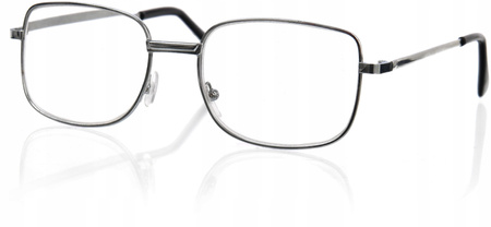 OKULARY KOREKCYJNE OPTIZON +2,00 plus dwa DO CZYTANIA metalowe
