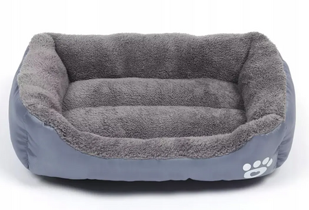 MIĘKKIE LEGOWISKO XXL 60x45 dla psa kota ciepła poduszka kojec kanapa