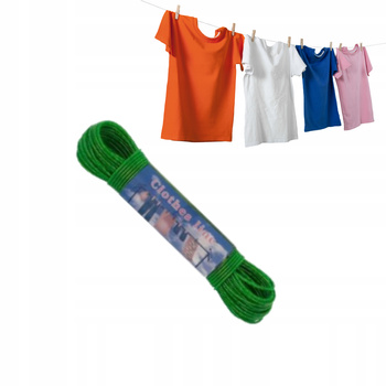 LINKA SZNUREK NA PRANIE bieliznę ubrania 20m stalowy mocny