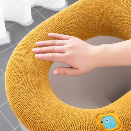 Pokrowiec na deskę sedesową miękka nakładka na sedes WC plusz delikatny