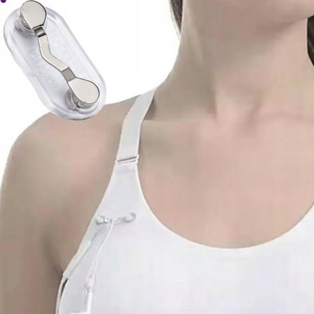 MAGNETYCZNY UCHWYT NA OKULARY klips do ubrania na słuchawki identyfikator