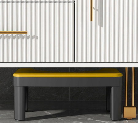 Podnóżek toaletowy stołek podest łazienkowy do toalety zdrowe wypróżnianie