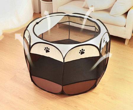 KOJEC XXXL DLA ZWIERZĄT PSA KOTA ZAGRODA SKŁADANY LEGOWISKO PRZENOŚNY 114cm