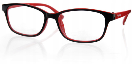 OKULARY KOREKCYJNE OPTIZON +4,00 plus cztery DO CZYTANIA solidne UV400