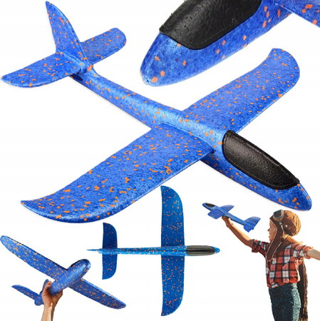 Samolot Styropianowy Szybowiec 48CM Zabawka Rzutka Duży Ze Styropianu Lekki