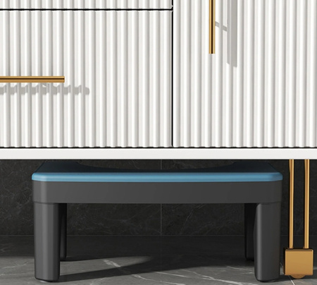 Podnóżek toaletowy stołek podest łazienkowy do toalety zdrowe wypróżnianie