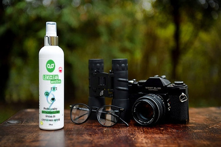 LensClean SENSITIVE BEZ ALKOHOLU płyn do okularów szkieł 30ml + ściereczka