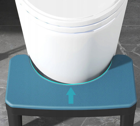 Podnóżek toaletowy stołek podest łazienkowy do toalety zdrowe wypróżnianie