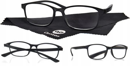 OKULARY KOREKCYJNE OPTIZON +1,00 plus jeden DO CZYTANIA klasyczne