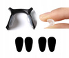 NOSKI DO OKULARÓW kształt łzy 2 pary łezki antypoślizgowe 4 szt czarne