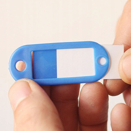 BRELOKI IDENTYFIKATORY DO KLUCZY 5szt mix kolorów zawieszki breloczki