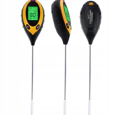 TESTER OGRODNICZY KWASOMIERZ miernik PH gleby temperatury wilgotności