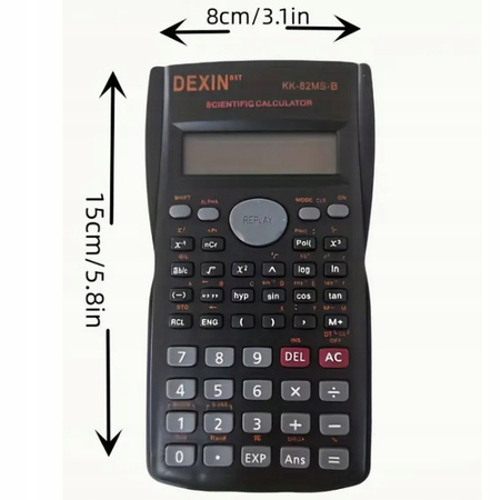 NAUKOWY KALUKULATOR biurowy do szkoły inżynierski dwuliniowy profesjonalny