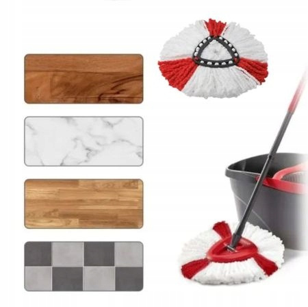 WKŁADY MOPA OBROTOWEGO VILEDA ZESTAW 1szt CHŁONNE UNIWERSALNE TRWAŁE 35cm