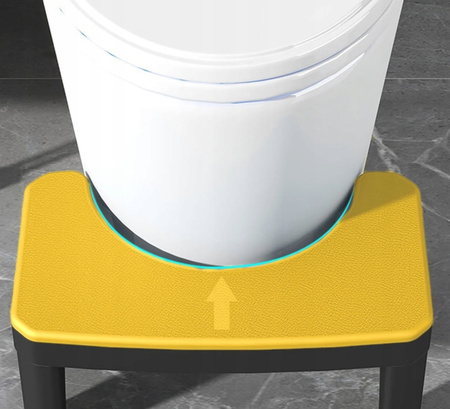 Podnóżek toaletowy stołek podest łazienkowy do toalety zdrowe wypróżnianie