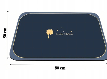 DYWANIK ŁAZIENKOWY 80x50 mata szybkoschnąca antypoślizgowa pod prysznic