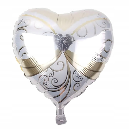 ZESTAW BALONÓW WESELNYCH garnitur suknia ślubna wesele pan i panna młoda