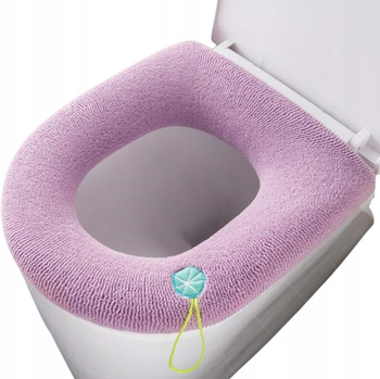 Pokrowiec na deskę sedesową miękka nakładka na sedes WC plusz delikatny