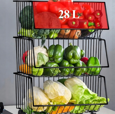 KUCHENNY ŁAZIENKOWY REGAŁ NA KÓŁKACH 5 poziomów składany szafka stolik