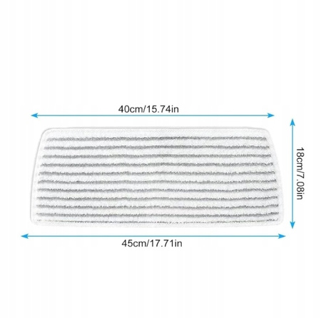 Zestaw WKŁADÓW DO MOPA PAROWEGO Vileda Steam Plus XXL nakładka biała 5 szt