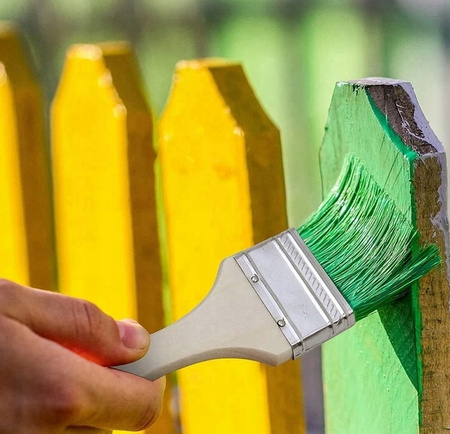 ZESTAW PĘDZLI MALARSKICH do malowania ścian mebli pędzle 5 sztuk