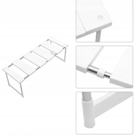 ORGANIZER PÓŁKA DO SZAFKI KUCHENNEJ stojak na blat pod zlew regał do szafki