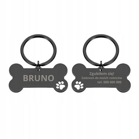 ADRESÓWKA DLA PSA IDENTYFIKATOR ZAWIESZKA Z IMIENIEM I NR TELEFONU XL
