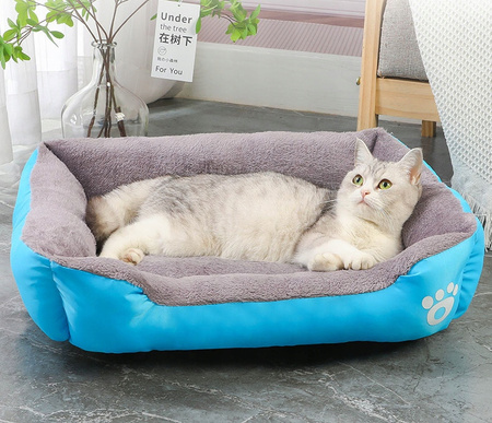 MIĘKKIE LEGOWISKO L 45x30 dla psa kota ciepła poduszka kojec kanapa