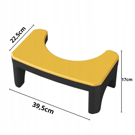 Podnóżek toaletowy stołek podest łazienkowy do toalety zdrowe wypróżnianie