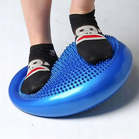 PODUSZKA SENSORYCZNA NIEBIESKA DO ĆWICZEŃ DYSK DO REHABILITACJI KOREKCYJNY